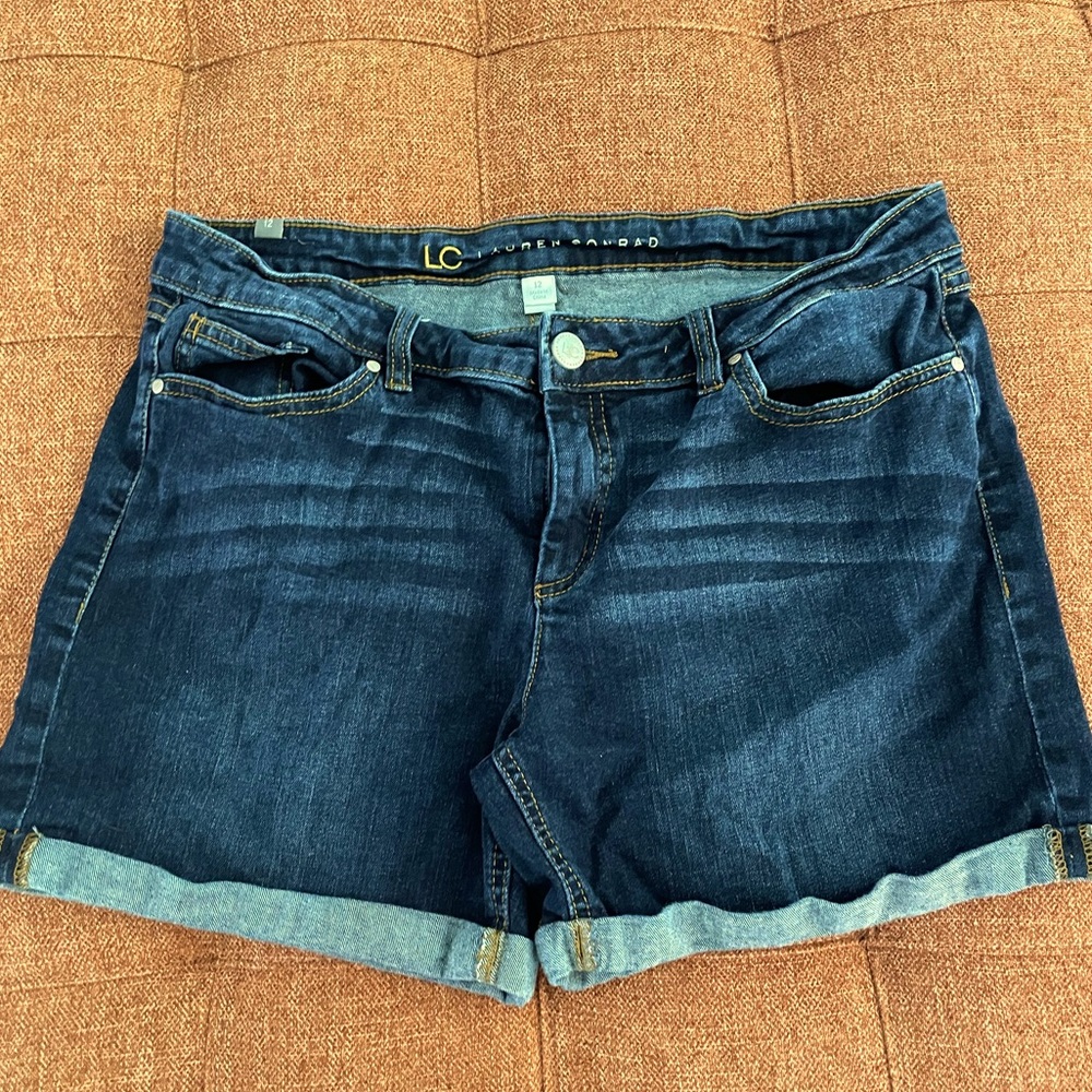 LC Denim Shorts Size 12